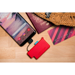 Veho Pokket Litium polymeeri (LiPo) 1000 mAh Punainen