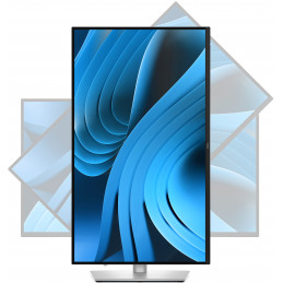 DELL Pro Plus P2725D tietokoneen litteä näyttö 68,6 cm (27") 2560 x 1440 pikseliä Quad HD LCD musta, Hopea