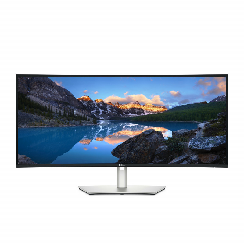 DELL UltraSharp U3425WE tietokoneen litteä näyttö 86,7 cm (34.1") 3440 x 1440 pikseliä Wide Quad HD LCD musta, Hopea