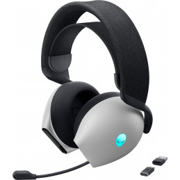 Alienware AW725H Kuulokkeet Langallinen & langaton Pääpanta Pelaaminen USB Type-C Bluetooth musta, Valkoinen