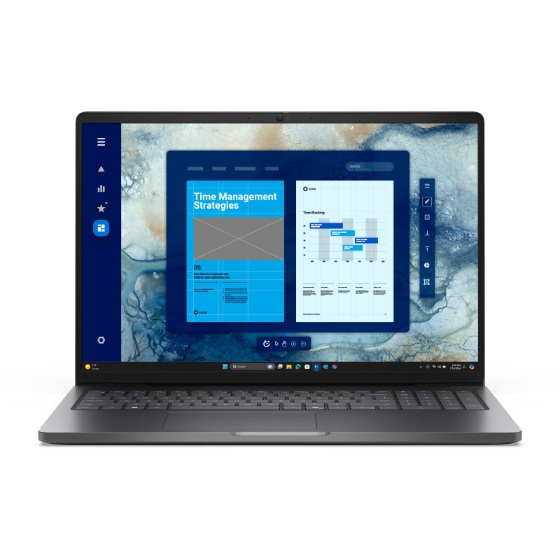 DELL Pro 16 PC16250 Intel Core 5 120U Kannettava tietokone 40,6 cm (16") Full HD+ 16 GB DDR5-SDRAM 512 GB SSD Wi-Fi 6E