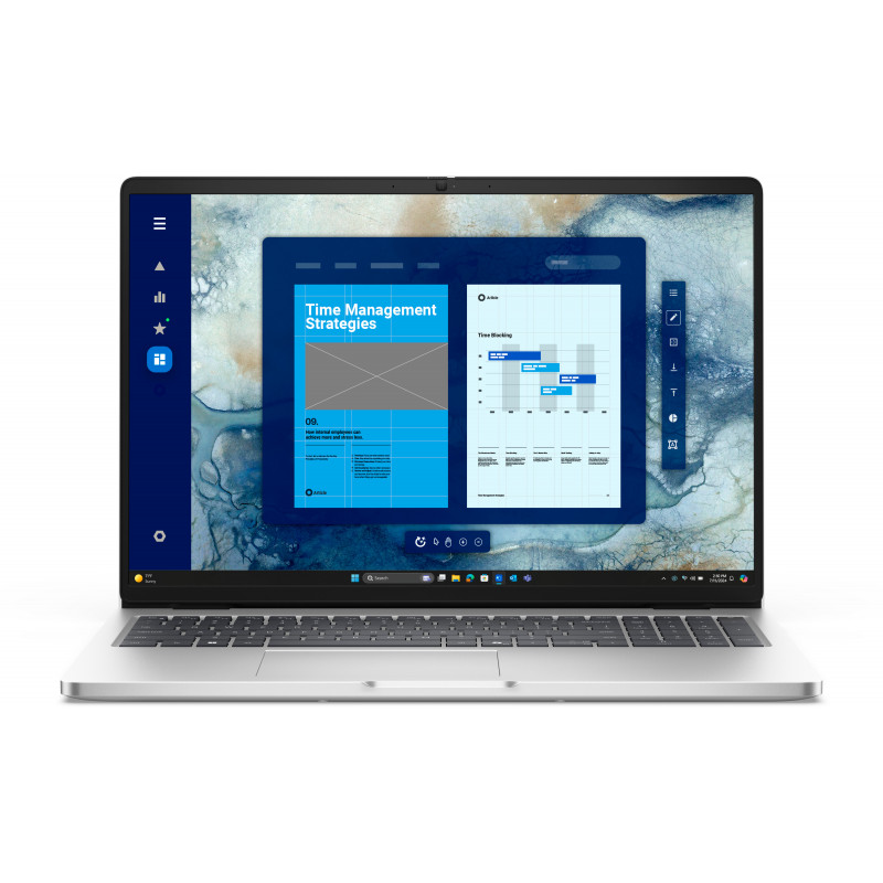 DELL Pro 16 PC16250 Intel Core Ultra 7 255U Kannettava tietokone 40,6 cm (16") Full HD+ 16 GB DDR5-SDRAM 512 GB SSD Wi-Fi 6E