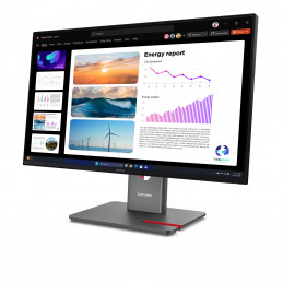 Lenovo ThinkVision P24Q-40 LED display 60,5 cm (23.8") 2560 x 1440 pikseliä Quad HD LCD musta