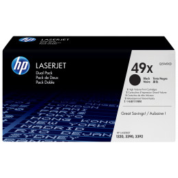 HP 49X värikasetti 2 kpl Alkuperäinen musta