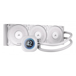 Corsair Nautilus 360 RS Suoritin All-in-one-nesteenjäähdytin 12 cm Valkoinen