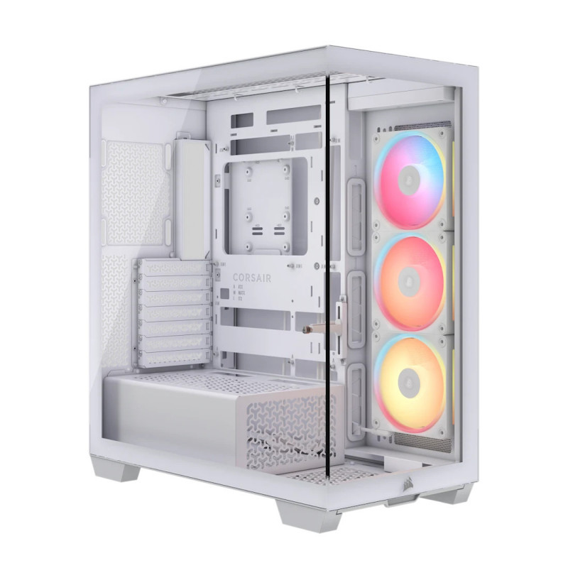 Corsair Midi Tower 3500X LXR LINK TG Valkoinen