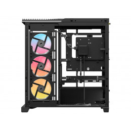 Corsair 4500X RS-R ARGB Tempered Glass Mid-Tower, Black Midi Tower musta