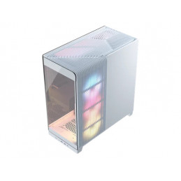 Corsair 4500X LX-R RGB Tempered Glass Mid-Tower, White Midi Tower Valkoinen