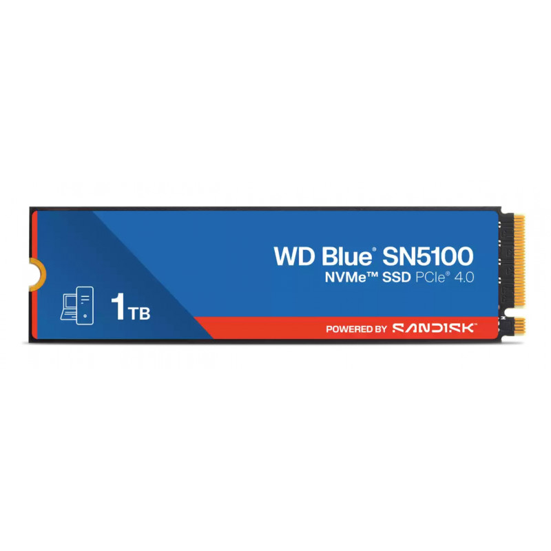 Western Digital WD Blue SN5100 1 TB M.2 PCI Express 4.0 NVMe QLC 3D NAND