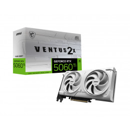 MSI VENTUS GEFORCE RTX 5060 TI 16G 2X OC WHITE PLUS näytönohjain NVIDIA 16 GB GDDR7