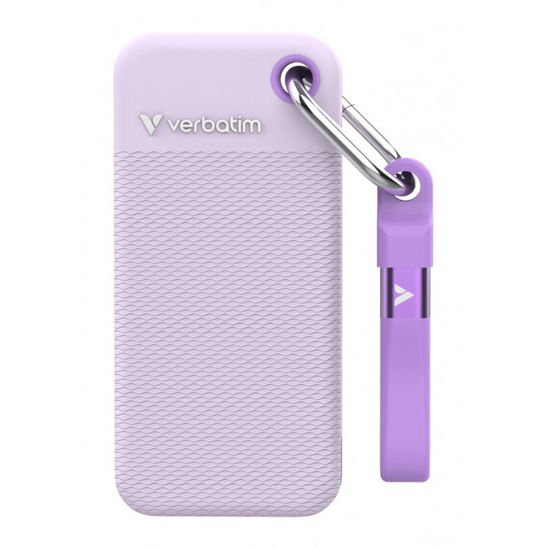 Verbatim Pocket SSD 2 TB USB Type-C 3.2 Gen 2 (3.1 Gen 2) Purppura