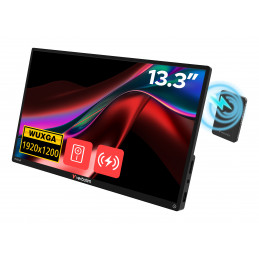 Verbatim 32087 Kannettava televisio ja näyttö Kannettava näyttö musta 33,8 cm (13.3") 1920 x 1200 pikseliä