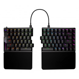 ASUS ROG Falcata näppäimistö Pelaaminen USB + RF Wireless + Bluetooth musta