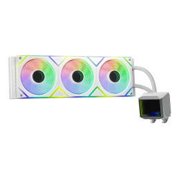 XPG LEVANTE II 360 Suoritin All-in-one-nesteenjäähdytin 12 cm Valkoinen