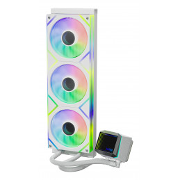 XPG LEVANTE II 360 Suoritin All-in-one-nesteenjäähdytin 12 cm Valkoinen