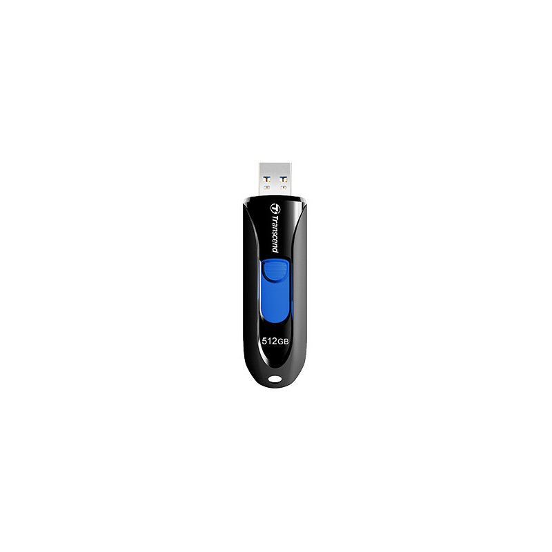 Transcend JetFlash 790 USB-muisti 512 GB USB A-tyyppi 3.2 Gen 1 (3.1 Gen 1) musta, Valkoinen
