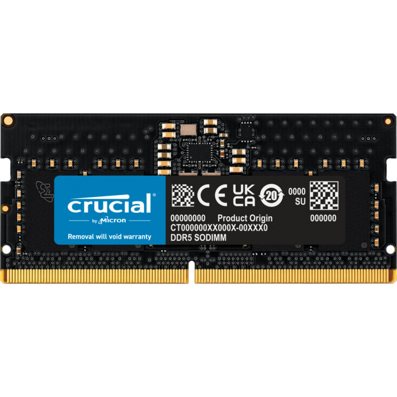 Crucial CT8G56C46S5T muistimoduuli 8 GB 1 x 8 GB DDR5 ECC