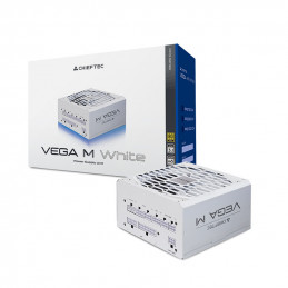 Chieftec Vega PPG-850-CW virtalähdeyksikkö 850 W 20+4 pin ATX ATX Valkoinen