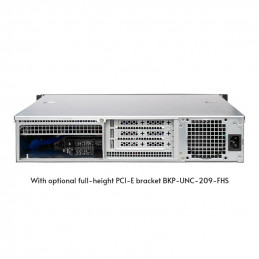 Chieftec UNC-209S-B-OP tietokonekotelo Teline musta