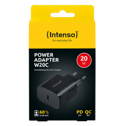 Intenso 7802010 virta-adapteri ja vaihtosuuntaaja Sisätila 20 W musta