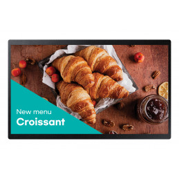 Samsung QB24C Digitaalinen litteä infotaulu 61 cm (24") LED Wi-Fi 250 cd m² Full HD musta Sisäänrakennettu prosessori Tizen 16 7
