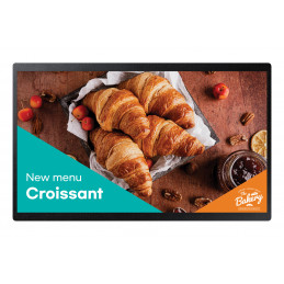 Samsung QB24C Digitaalinen litteä infotaulu 61 cm (24") LED Wi-Fi 250 cd m² Full HD musta Sisäänrakennettu prosessori Tizen 16 7