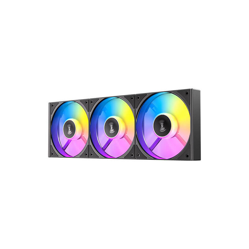 Antec 0-761345-40048-0 Tietokoneen jäähdytysjärjestelmä Tietokonekotelo Tuuletin 12 cm musta 3 kpl