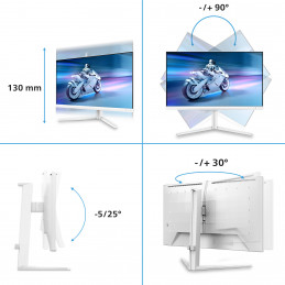 Philips Evnia 5000 tietokoneen litteä näyttö 68,6 cm (27") 3840 x 2160 pikseliä 4K Ultra HD LCD Valkoinen