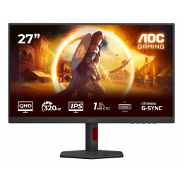 AOC G4 Q27G4SRU tietokoneen litteä näyttö 68,6 cm (27") 2560 x 1440 pikseliä Quad HD LED musta