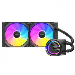 Antec Skeleton 240 Suoritin All-in-one-nesteenjäähdytin 12 cm musta