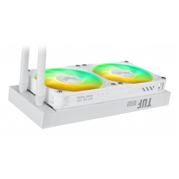 ASUS TUF GAMING LC III 240 ARGB WHT Suoritin All-in-one-nesteenjäähdytin 12 cm Valkoinen