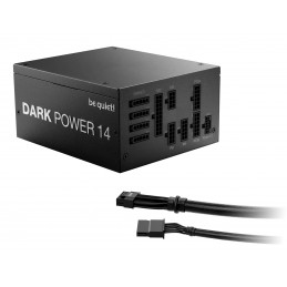be quiet! Dark Power 14 1000 W - 80 Plus Titanium virtalähdeyksikkö 20+4 pin ATX ATX musta