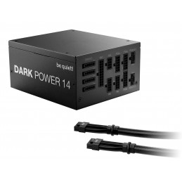 be quiet! Dark Power 14 1200 W - 80 Plus Titanium virtalähdeyksikkö 20+4 pin ATX ATX musta
