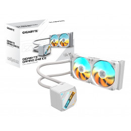 GIGABYTE GAMING 240 ICE Suoritin All-in-one-nesteenjäähdytin 12 cm Valkoinen