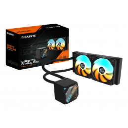 GIGABYTE GAMING 240 Suoritin All-in-one-nesteenjäähdytin 12 cm musta