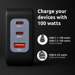 Intenso 7810010 virta-adapteri ja vaihtosuuntaaja Sisätila 100 W musta