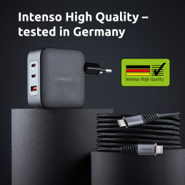 Intenso 7810010 virta-adapteri ja vaihtosuuntaaja Sisätila 100 W musta