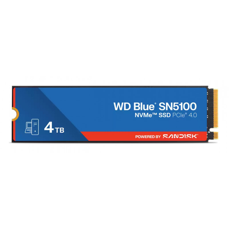 Western Digital WD Blue SN5100 4 TB M.2 PCI Express 4.0 NVMe QLC 3D NAND