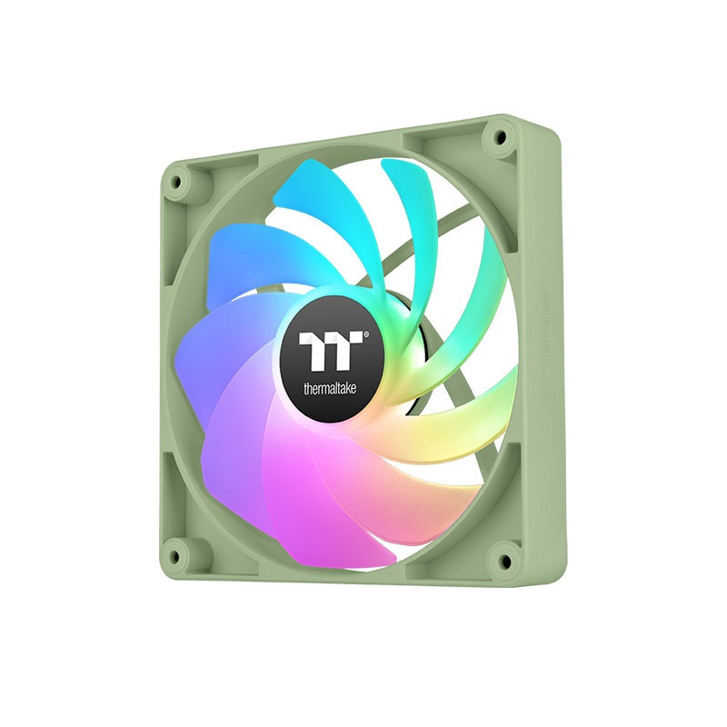 Thermaltake Matcha Green CT120 Tietokonekotelo Tuuletin 12 cm Harmaa 2 kpl