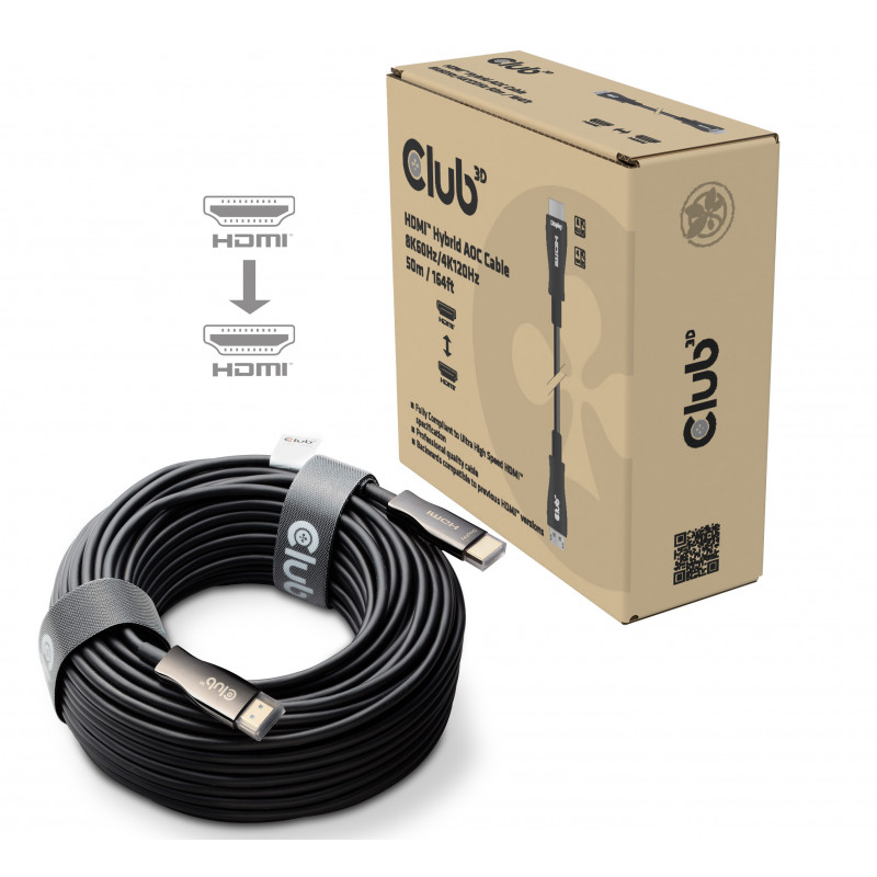 CLUB3D CAC-1393 HDMI-kaapeli 50 m HDMI-tyyppi A (vakio)