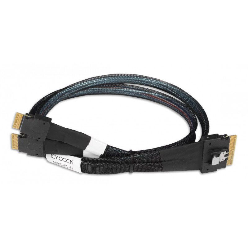 Icy Dock MB306L-B SAS (Serial Attached SCSI) -kaapeli 0,5 m musta