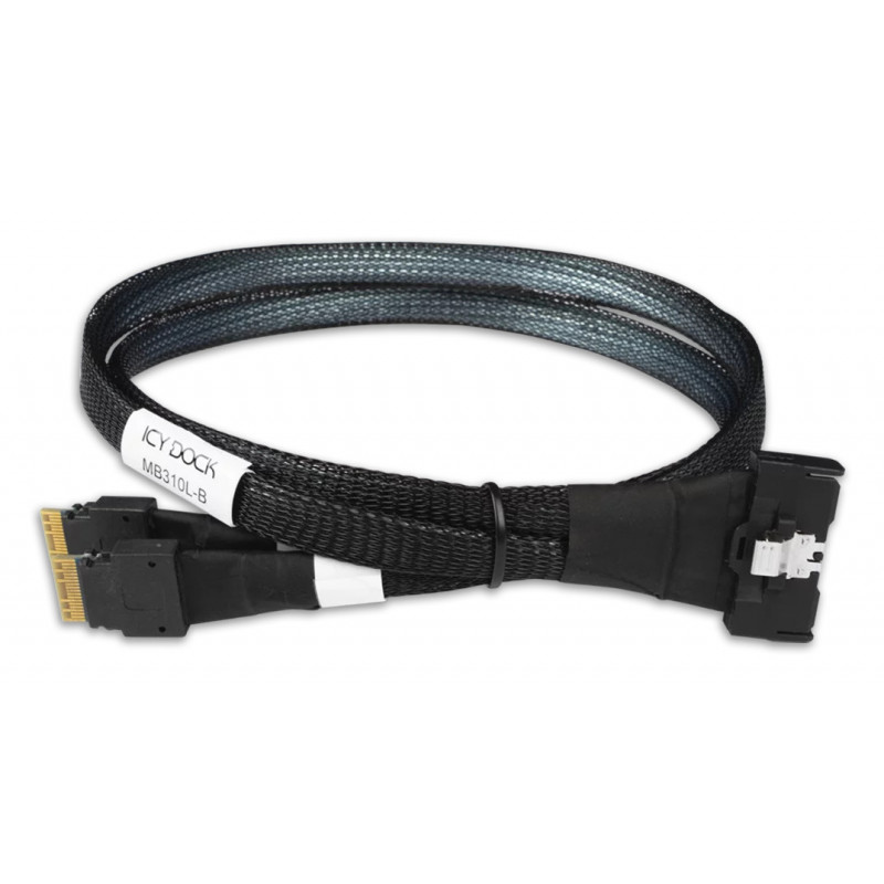 Icy Dock MB310L-B SAS (Serial Attached SCSI) -kaapeli 0,5 m musta