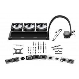 be quiet! PURE LOOP 3 LX Suoritin All-in-one-nesteenjäähdytin 12 cm musta 1 kpl