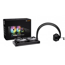 be quiet! PURE LOOP 3 LX Suoritin All-in-one-nesteenjäähdytin 12 cm musta 1 kpl
