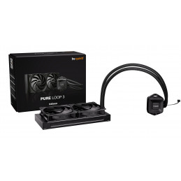be quiet! PURE LOOP 3 Suoritin All-in-one-nesteenjäähdytin 12 cm musta 1 kpl