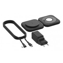 Belkin BoostCharge Pro Kuulokkeet, Älypuhelin, Älykello musta AC Langaton lataaminen Pikalataus Sisätila