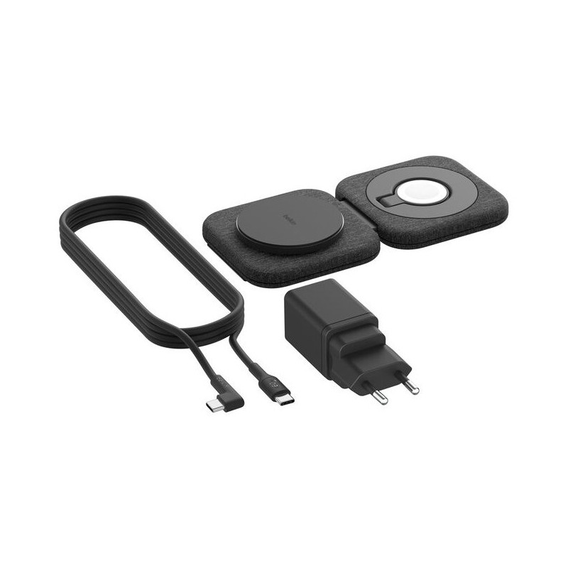 Belkin BoostCharge Pro Kuulokkeet, Älypuhelin, Älykello musta AC Langaton lataaminen Pikalataus Sisätila