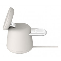 Belkin BoostCharge Pro Kuulokkeet, Älypuhelin, Älykello Beige AC Langaton lataaminen Pikalataus Sisätila