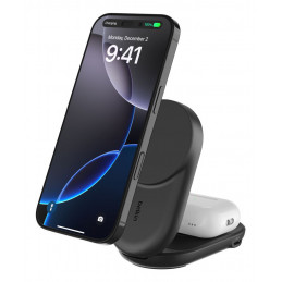 Belkin Qi2 Fitness tracker, Kuulokkeet, Älypuhelin, Älykello musta USB Langaton lataaminen Pikalataus Sisätila