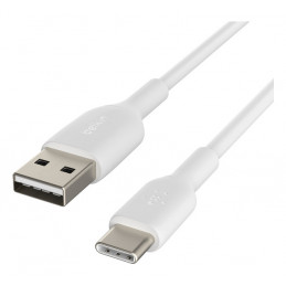 Belkin BoostCharge USB-kaapeli USB 2.0 1 m USB A USB C Valkoinen